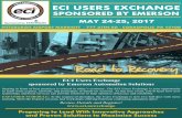 ECI USERS EXCHANGE - processhvacsolutions.comprocesshvacsolutions.com/wp-content/uploads/2017/04/2017-ECI-user… · Workshop: DeltaV Virtualization Short Course Workshop: DeltaV