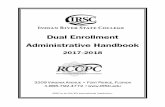 Dual Enrollment Handbook 2017-2018 - Indian River State ... · Dual Enrollment Administrative Handbook ... think and plan ahead for academic success will provide a path for dual enrolled