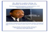 Dr. Martin Luther King, Jr. Holiday and Day of Servicesocialsciences.dadeschools.net/files/MLK/Elementary 2017 Martin... · Dr. Martin Luther King, Jr. Holiday and Day of ... the