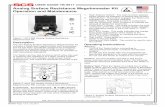 Analog Surface Resistance Megohmmeter Kit Operation …documents.staticcontrol.com/pdf/701_Test_Kit_User_Guide.pdf · Analog Surface Resistance Megohmmeter Kit Operation and ... The