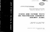 STATIC AND FATIGUE TESTS ON PRESTRESSED CONCRETE RAILWAY SLABSdigital.lib.lehigh.edu/fritz/pdf/240S_6.pdf · Static and Fatigue Tests on Prestressed Concrete Railway Slabs SYNOPSIS