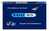 Procédure de ttest - Velleman · 4 EDU05 Test procedure & programming in Visual Basic 2010 ( Version 1.0) 2. Tester la carte Connectez la carte à l'ordinateur avec le câble USB