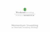 Momentum Investing - WordPress.com · Winning is a pure mathematical game: Only about half of our investments result in winning trades. However our average winners are several times