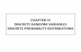 CHAPTER IV RANDOM VARIABLES AND PROBABILITY DISTRIBUTIONSsciences.kau.edu.sa/GetFile.aspx?id=262189&Lng=AR&fn=Ch(4)_210.pdf · chapter iv discrete random variables discrete probability