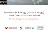 Renewable Energy (Wave Energy) - NatCap Forumsdata.naturalcapitalproject.org/natcap/ppt Presentations... · 2013-04-04 · Renewable Energy (Wave Energy) West Coast Vancouver Island