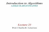 Introduction to Algorithms - DSpace@MIT: Homedspace.mit.edu/bitstream/handle/1721.1/36847/6-046JFall-2001/NR/r... · © 2001 by Charles E. Leiserson Introduction to Algorithms Day