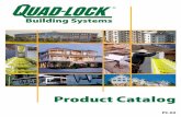 Insulated Concrete Forms ICF Product Catalog - Quad-Lock · Product Catalog. PC-02 . ... Quad-Lock Panels are shape-molded out of fire-retardant expanded polystyrene ... or FS Panels.