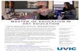 MASTER OF EDUCATION IN ART EDUCATION - … · 2017-11-18 · MASTER OF EDUCATION IN ART EDUCATION ... PO Box 1700 STN CSC Victoria, BC V8W 2Y2 ... Microsoft Word - MEd Art.docx
