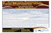 5th INTERNATIONAL CONFERENCE on FLOOD ... for Abstract.pdfBackground ICFM is the only recurring international conference focused solely on flood related issues. It is designed to bring