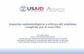 Aspectos epidemiológicos y clínicos del síndrome … epidemiológicos y clínicos del síndrome congénito por el virus Zika Dra Goldy Mazia Asesora de Salud Neonatal MCSP Comité