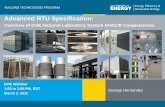 Advanced RTU Specificationapps1.eere.energy.gov/buildings/publications/pdfs/corporate/ns/...Advanced RTU Specification: Overview of DOE National Laboratory System HVAC/R Competencies.
