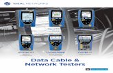 Data Cable & Network Testersidealindustries.com.br/PUBLIC/Catálogos/2016-IDEALNWD...5 DATA CABLE TESTING NETWORK TESTING TELECOM TESTING Tone & Probe VDV II SignalTEK CT LanTEK III