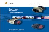 Interconnect Technologies & Solutions - Farnell element14 · Cannon Trident Connector System Content Connector Selection Guide Snap T ogether Rectangular Snap T ogether Slimline Multiway
