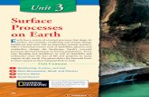 Surface Processes on Earth - Buncombe County … Movements, Wind, and Glaciers Surface Water 10 Groundwater 9 8 7 Go to the National Geographic Expedition on page 870 to learn more