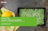 Apetit Plc Interim Report Q1/2015 - Hyvinvointia … · 2017-09-19 · Apetit Plc Interim Report Q1/2015 ... • Sales and product portfolio Measures to be carried out in 2014 ...
