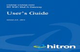 User’s Guide - Router Accessrouter-access.com/files/manuals/hitron-cgnm-3552-rog-Manual.pdf · 4.1.3 DNS and Domain Suffix ... The Quick Wizard: Setting Password Screen ... Figure