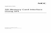 SD Memory Card Interface Using SPI - Renesas … using an SPI interface. The SD memory card is designed to provide high-capacity storage, high ... SD Memory Card Interface Using SPI