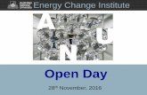 Open Day - ECIenergy.anu.edu.au/files/Ken Baldwin State of the Institute 28 Nov... · Seminar series Catering 3,000 838 ... amounts of renewables into the power system? ... •A Decision