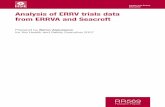 RR569: Analysis of ERRV trials data from ERRVA and Seacroft · Research Report. Health and Safety ... ERRV each of the main former vessel types are represented in the dataset, i.e.,