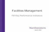 Facilities Management - Northwestern University F… · 3 • f(design, construction, technology, operations, occupant behavior) • KPI goal is 20% reduction by 2020 from 2010 baseline