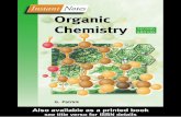 Organic Chemistry · Organic Chemistry Second Edition G. L. Patrick Department of Chemistry and Chemical Engineering, Paisley University, Paisley, Scotland ©