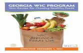 WIC Approved Foods List - We Protect Lives · 64 ounce refrigerated carton NESTLE JUICY JUICE All fl avors including Apple, Grape, and White Grape 64 ounce and 46–48 ounces ...