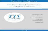 Evidence-Based Practices for English Learnersceedar.education.ufl.edu/.../2016/11/EBP-for-english-learners.pdf · Innovation Configuration for Evidence-Based Practices for English