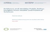 Evidence and Healthy Public Policy: Insights from Health ... · Evidence and Healthy Public Policy: Insights from Health and Political Sciences 2 National Collaborating Centre for