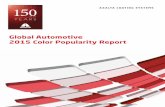 Global Automotive 2015 Color Popularity Report Axalta Corporate... · Axalta Coating Systems presents the 63rd consecutive edition of the Automotive Color Popularity Report. ... Brazil