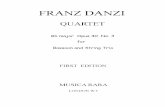 FRANZ DANZI. Quartet Bb major Opus 40 No. 3 for Bassoon ...fagotizm.karsav.com/sheet_music/ensamble/danzi-quartet.pdf · Title: FRANZ DANZI. Quartet Bb major Opus 40 No. 3 for Bassoon