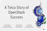 A Telco Story of OpenStack Success · 2017-11-07 · A Telco Story of OpenStack Success ... (Cisco) Paul Belanger and Ricardo ... Why are you not a mentor in the