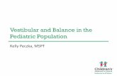 Vestibular and Balance in the Pediatric Population - choa.org · Vestibular and Balance in the ... disorders.” Hearing Review. 21(9):38-40. • Furman et al., 2006. ... Assessment