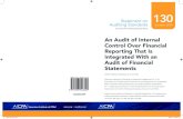 An Audit of Internal Control Over Financial Reporting That ... · 1 Statement on Auditing Standards, An Audit of Internal Control Over Financial Reporting That Is Integrated With
