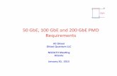 50 GbE, 100 GbE and 200 GbE PMD Requirements - IEEE 802 · 50 GbE, 100 GbE and 200 GbE PMD Requirements Ali Ghiasi Ghiasi Quantum LLC NGOATH Mee6ng Atlanta January 20, 2015