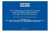 TABLE OF CONTENTS - New York City Bar Association Legal Careers and Delivering Justice in the 21st Century ... development opportunities in law school and in their early careers so