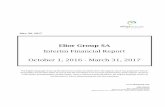 Elior Group SA · May 30, 2017 Elior Group SA Interim Financial Report October 1, 2016 - March 31, 2017 The English-language version of this document is a free translation from the