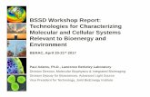 BSSD Workshop Report: Technologies for Characterizing .../media/ber/berac/pdf/201704/Adams... · Office of Science Office of Biological and Environmental Research BSSD Workshop Report: