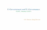 E-Government and E-Governance - Staff collegedms.nasc.org.np/sites/default/files/documents/E-Government and E... · E-governance is the application of ICT to the system of governance