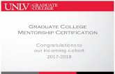 Graduate College Mentorship Certification College . Mentorship Certification. Congratulations to ... Dale E. Karas is a 3rd -year Mechanical ... perception of timing and rhythm