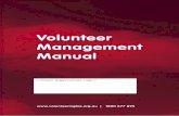 Volunteer Management Manual · Web viewVT Fact Sheet – Volunteer Rights and Responsibilities  Code of Conduct  Values