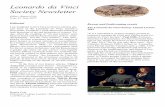 Leonardo da Vinci Society Newsletter · cial issue of the Leonardo da Vinci Society’s Newsletter. Leonardo’s work attracts ... The Leonardo da Vinci Society Page 2 ... Artworks