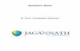 Question Bank - jagannathuniversity.org · CS604 Information Theory and Coding CS605 Advanced Data structure CS606 Multimedia System CS701 C# and .NET Programming CS702 Artificial