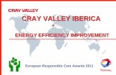CRAY VALLEY IBERICA - Cefic 2011/RCAwards20… · European Responsible Care Awards 2011 •• CRAY VALLEY IBERICA ENERGY EFFICIENCY IMPROVEMENTENERGY EFFICIENCY IMPROVEMENT