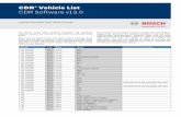 CDR Vehicle List - Bosch Diagnostics · NAFTA 2015 Chevrolet Beat NAFTA 2015 Chevrolet C/K Truck - Silverado, Suburban, Tahoe ... NAFTA 2014 Chevrolet Caprice - Police Vehicle