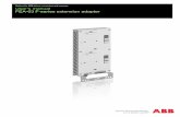 Options for ABB drives, converters and inverters User’s … · 2018-05-09 · FEA-03 F-series extension adapter user’s manual 3AUA0000115811 ... Satellite board that installs