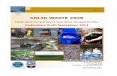 SOLID WASTE 2038 - Rhode Island Draft_9.26.14.… · SOLID WASTE 2038 Rhode Island ... SERIES: Report Number XXX; ... Sarah Kite-Reeves, Director of Recycling Services DEM – Office