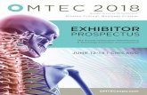 OMTEC-2018-ExhibitorProspectus rev - omtecexpo.com · SUPERIOR SERVICE 3 TOP 3 The majority of exhibitor survey respondents consistently report that OMTEC met or exceeded their expectations.