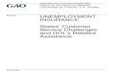 GAO-16-430, UNEMPLOYMENT INSURANCE: … States’ Customer Service Challenges ... UNEMPLOYMENT INSURANCE . States' Customer Service Challenges and DOL's ... Scope, and Methodology