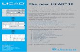 The new licad - lisega.de · AutoCAD® Plant 3D, Autodesk TEKLA ... PDMSTM, AVEVATM ROHR 2, Sigma CAESAR II ...