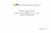 Report Assistant for Microsoft Dynamics™ SL Payroll Modulesynergybusiness.com/files/PDF/Report_Assistants/Payroll_SL65.pdf · illustrations and sample output are fictitious and